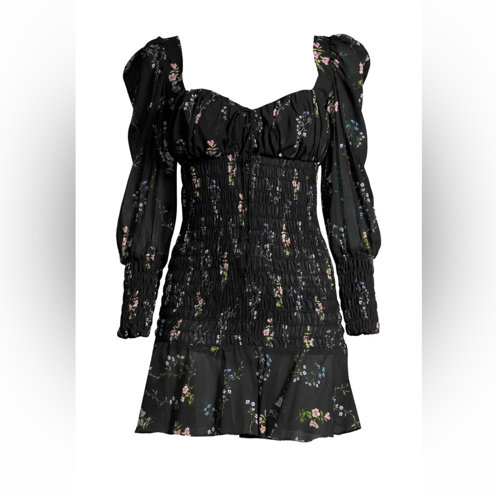 For Love and Lemons Dixon Floral Smocked Dress